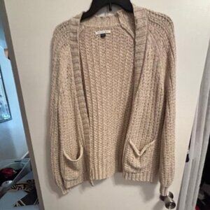 American Eagle Cardigan Sweater Size-XS Tans cream